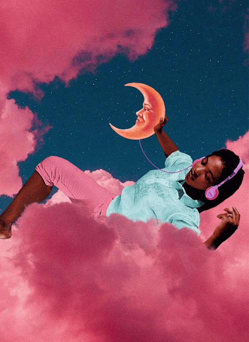 I Dream In Technicolor - Collage Illustration + Design