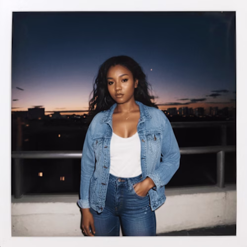 Creating a fake model for an ad campaign