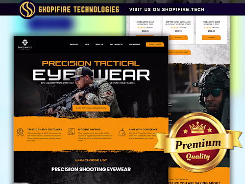 FortKnight Optics - Shopify Redesign