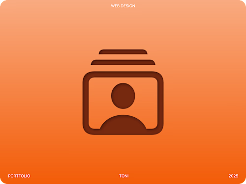 Minimalist portfolio focused on typography
