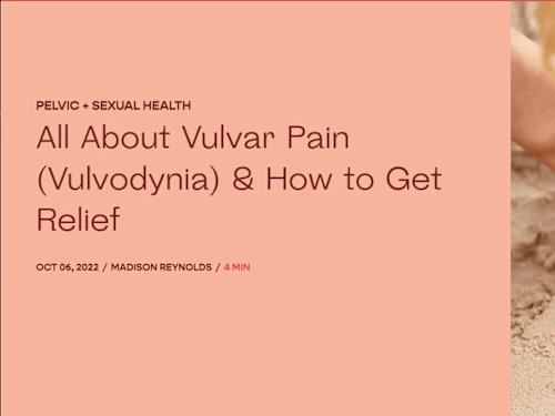 The Ultimate Guide to Vulvar Pain (Vulvodynia) and What You Can…