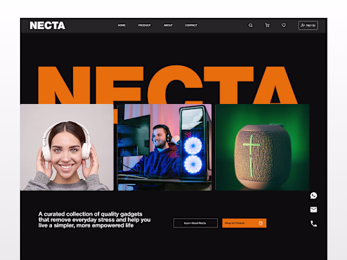 Necta: A gadget e-commerce website