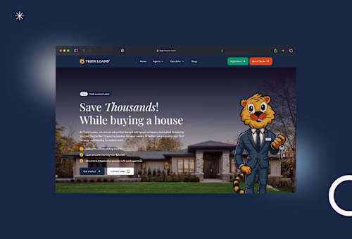 Tigerloans — Brand & Website Design/Development