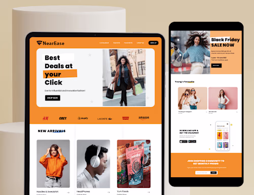 eCommerce Mobile App Development for NEAREASE