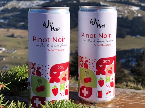 Wihaa - Bold, Illustrative Wine Can Packaging Design