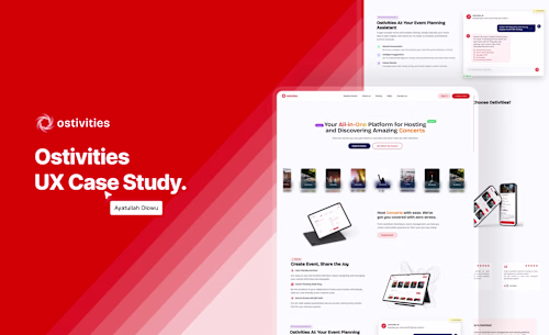 Ostivities - SaaS UX Case Study