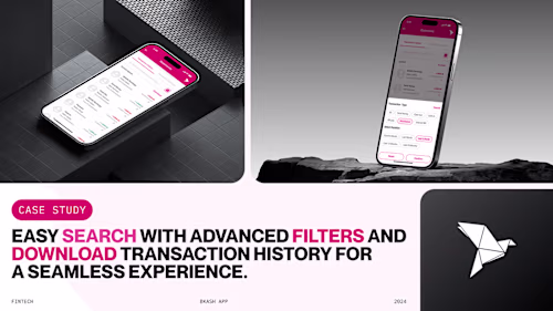 Easy Search with Filters & Transaction History in bKash