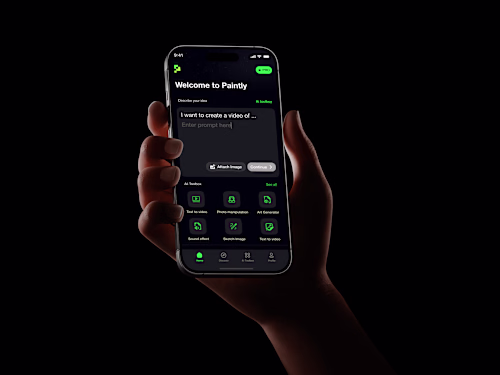 Paintly: Ao Mobile App UI/UX Design