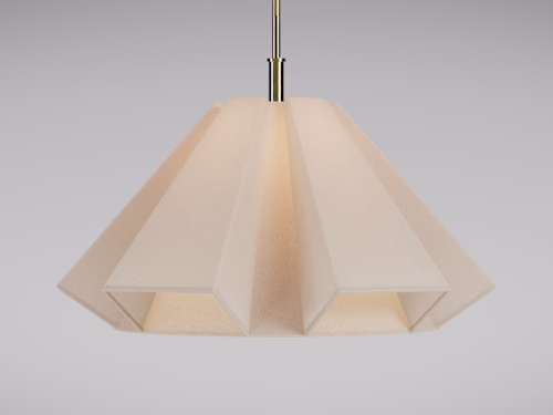 This ceiling lamp was fully created in CGI to capture the nu...