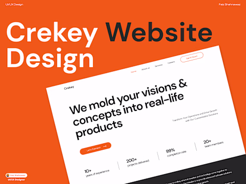 Crekey - Software Company Website Design