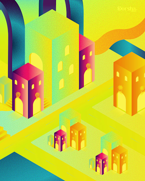 Vibrant City - Poster Design