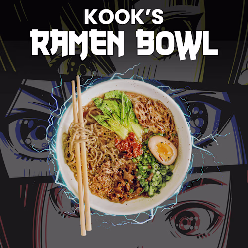 Anime Ramen bowl ad Design