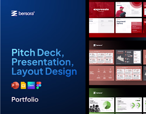 Pitch Deck, Presentation, Layout by Bersora Studio
