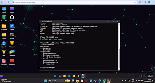 Its my portfolio in the