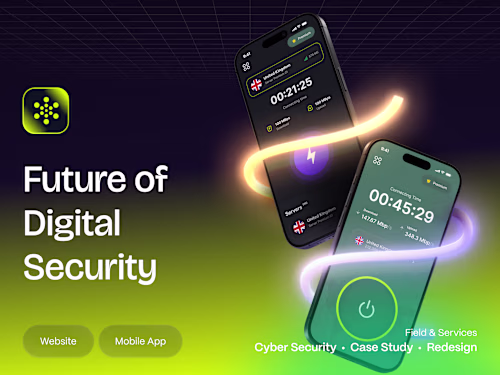 Encrypta – Cybersecurity Platform UI Design & Framer Development