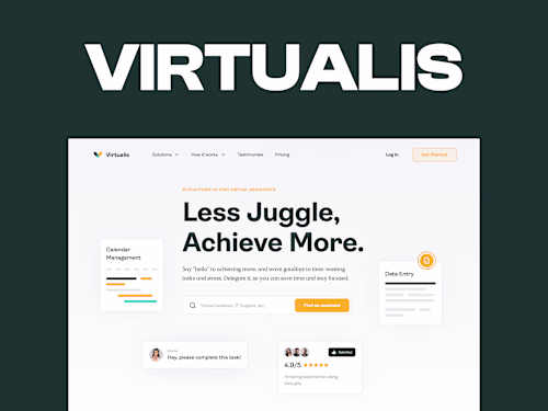 Virtualis — Remote Virtual Assistants Landing Page