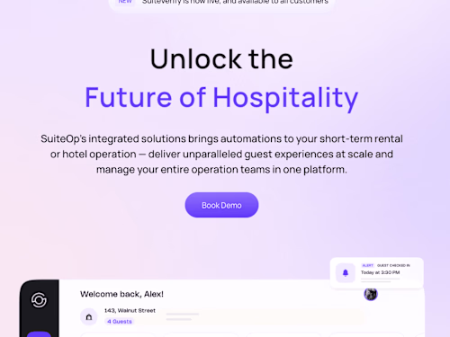 SuiteOp marketing website