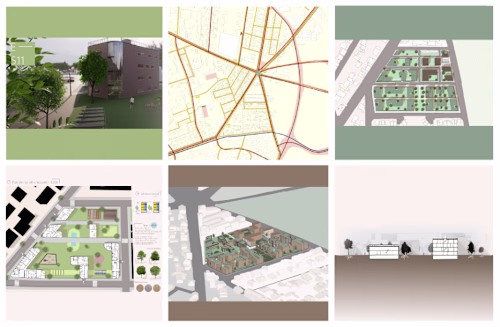 Renders for an urbanism project