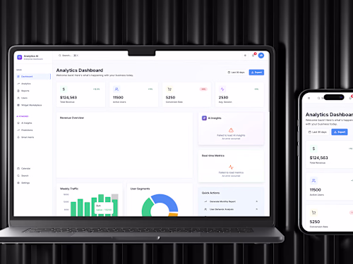 Data Flow Prime // Analytics Dashboard Development