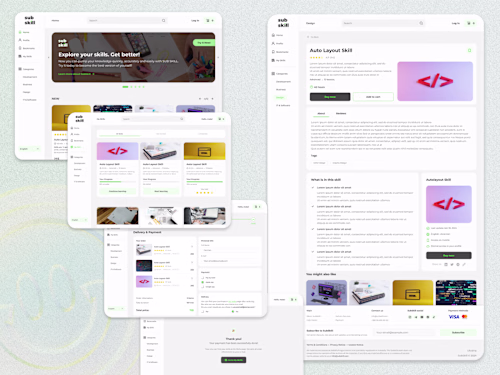 Sub Skills is an e-commerce