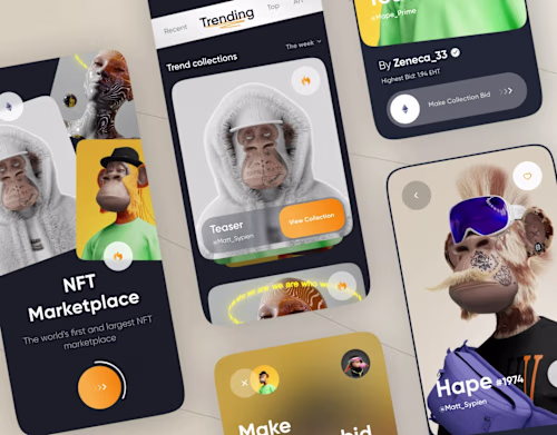 Concept NFT Marketplace App