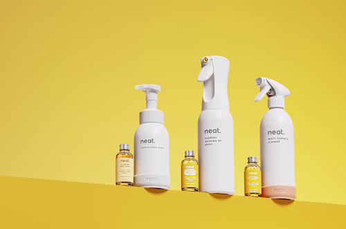 Product Visualization for NeatClean Foaming Dish Spray