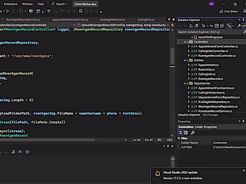 Service For Dentist Web Site
