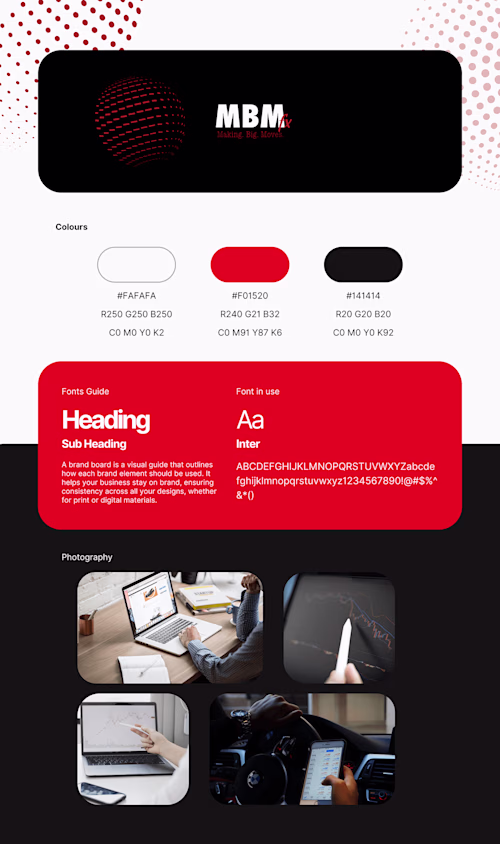 MBM Branding One Pager on Behance