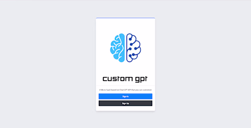 Custom GPT - A customizable AI Workflow system
