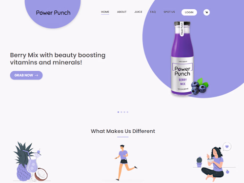 Power Punch – Responsive Website in Framer