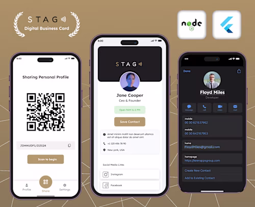 Stag - Digital Business Card