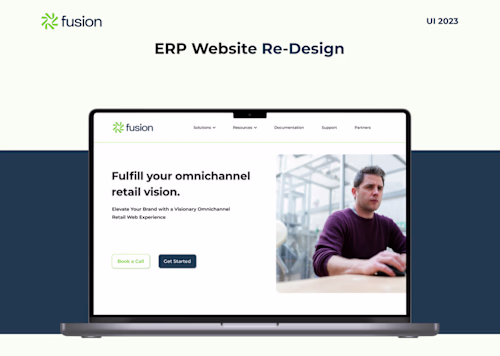 Fusion- ERP web Redesign 