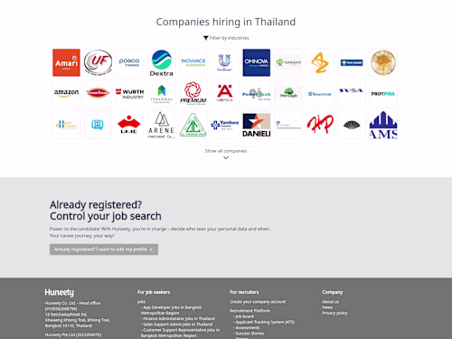 Huneety - HRTech, Thailand