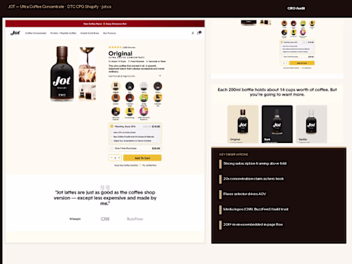 JOT Coffee

Jot already had proof.