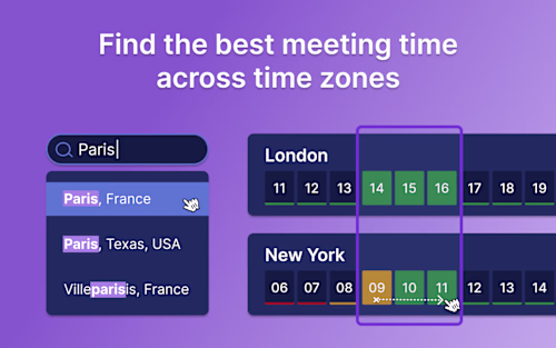 Chrome Extension for Scheduling Meetings Globally