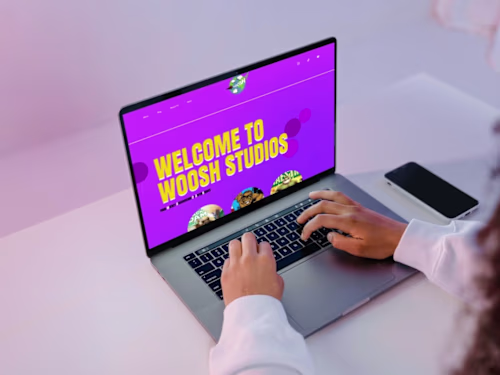 WOOSH Studios: Squarespace Redesign for a Comic Book Collective