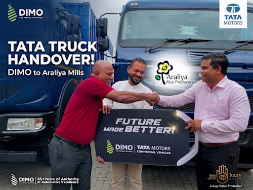 Araliya Rice Mill TATA DIMO vehicle handover ceremony