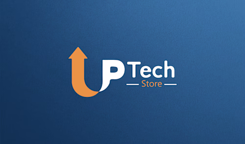 Logo for Up Tech Store, which sells phones and accessories