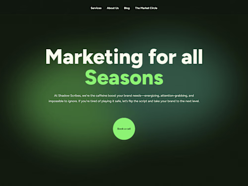 Shadow Scribes Website