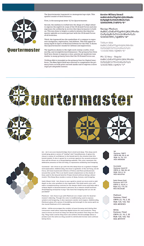 Quartermaster Brand Design :: Behance