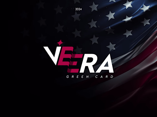 Vera Green Card Logo Design
