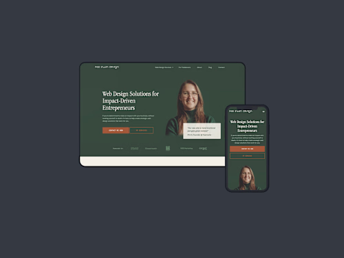Webflow Redesign for Kat Irwin Design