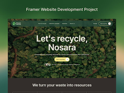 Nosara Recicla Website — Design & Build