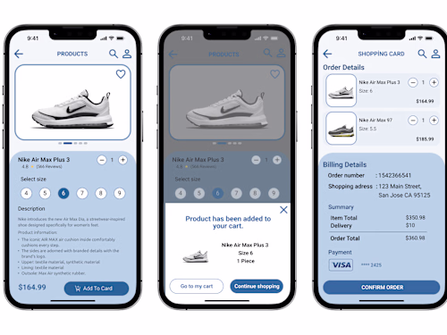 Online Store Mobil UI