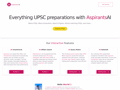 AI Powered Ed-TECH Platform