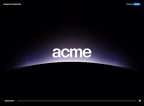 Acme Studio - Design & Development