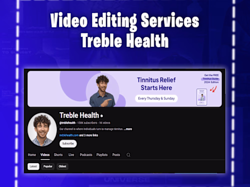 Health & Wellness Video Editing for Treble Health