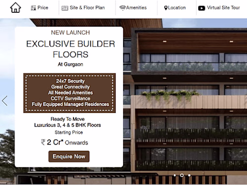 Website Design for Real Estate Company
