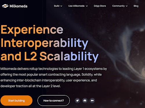 Milkomeda • Cross-blockchain DApp creation made simple