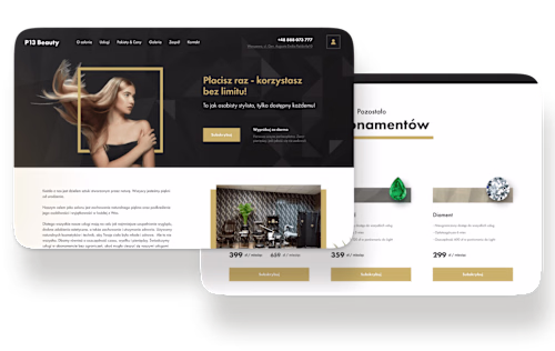 Subscription Model Website for Beauty Studio
